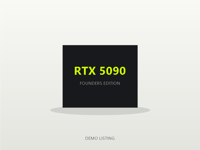 RTX 5090 Founders Edition — factory sealed